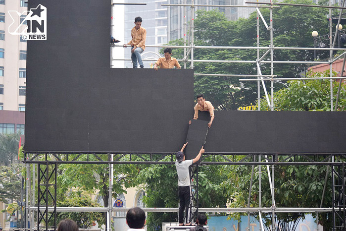 Lắp đặt màn hình led ngoài trời tại Hà Nội